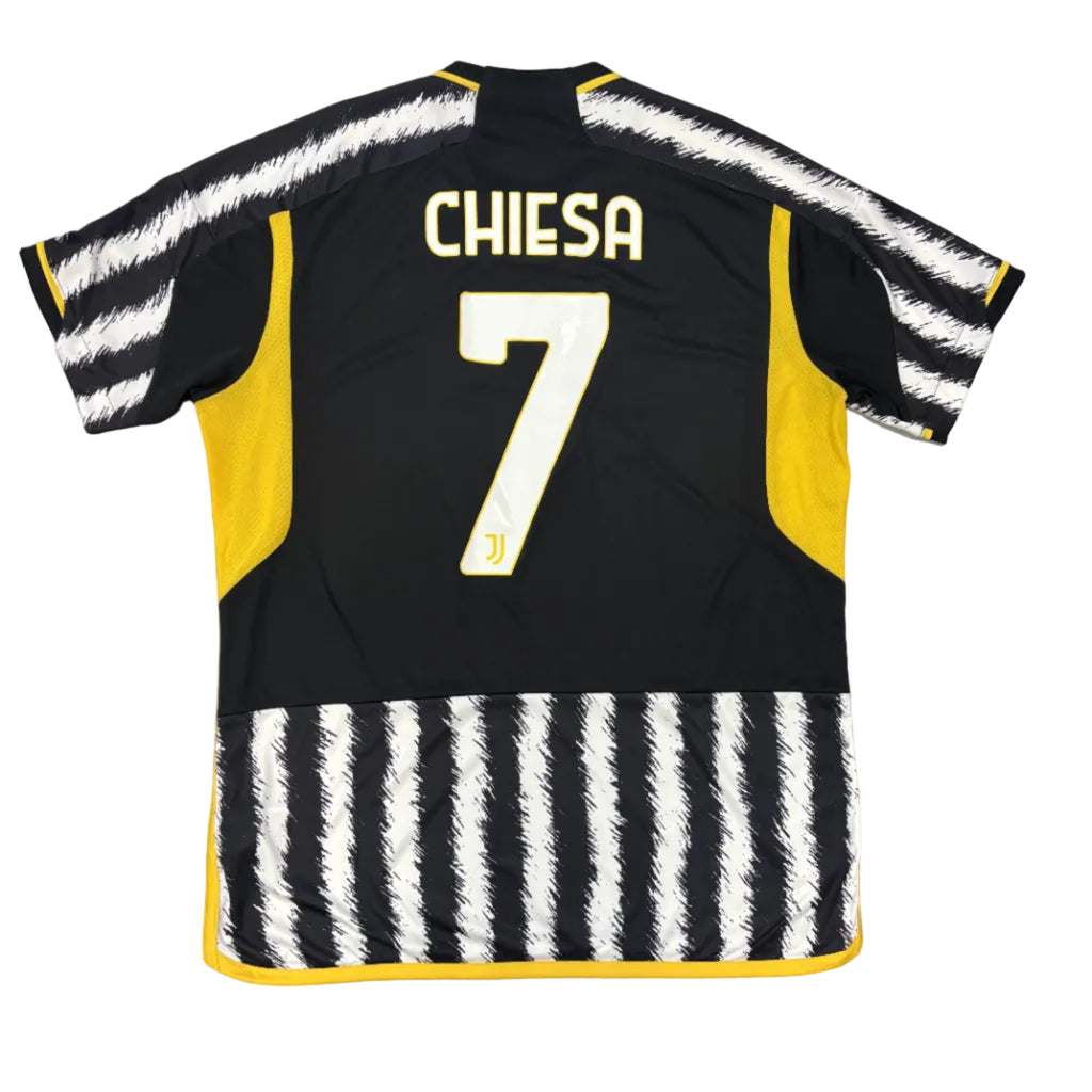 Juventus 2023-24 Chiesa Home Kit Adidas (XL) Excellent