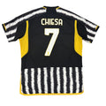 Juventus 2023-24 Chiesa Home Kit Adidas (XL) Excellent
