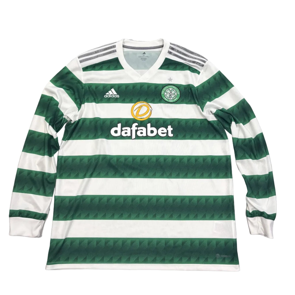 Celtic 2022-23 Carter-Vickers Home Kit Adidas (XL) Excellent Long Sleeve