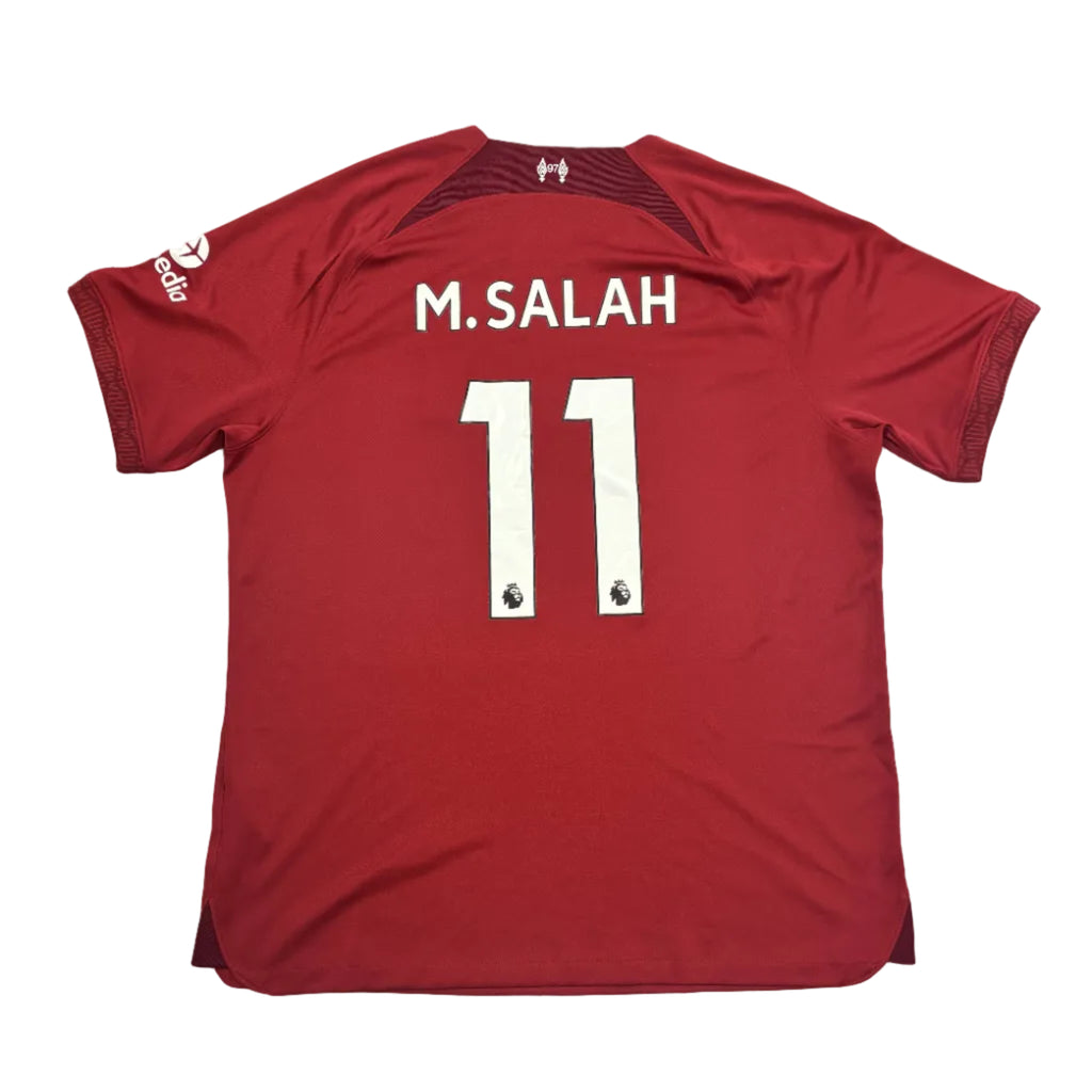 Liverpool 2022-23 Salah Home Kit Nike (XL) Very Good
